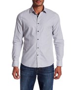 NWT Slate &amp; Stone Men&#39;s Medium &quot;Thomas&quot; Striped Long Sleeve Trim Fit Shirt - $1,695.46 MXN