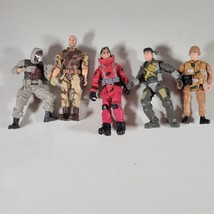 Lanard Action Figure Lot of 5 Elite Force Red, Connor, Nikolai, Desert, Reaper - $19.98