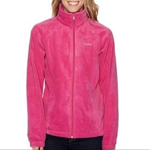 COLUMBIA Pink Fleece Benton Springs Jacket Size XS - $21.78