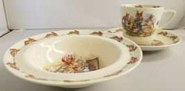 Royal Doulton Vintage Bunnykins Fine Bone China Made England Cup Saucer ... - £38.91 GBP