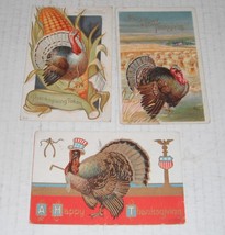  Postcards--Holiday greetings...14 different--rh....about 100 years old - £17.20 GBP