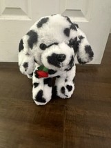 Walgreens Hug Me Dalmatian Dog With Rose Plush Stuffed Toy 11 Inch Tall - £9.95 GBP