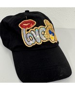 Nicole Marciano Sequin Baseball Cap Love Lips Adjustable Hat - $24.99