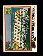1981 Topps #685 Padres TEAM/FRANK Howard Exmt Padres Mg *X81129 - £1.15 GBP
