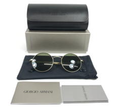 Giorgio Armani Sunglasses AR6140 3013/2A Light Gold Frames Green Lenses ... - $178.19