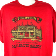 Malemute Saloon Famous Ester Alaska Vintage T-Shirt size XL Mens Frontie... - £30.73 GBP