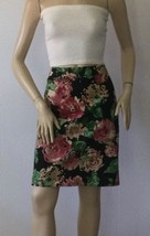 TALBOTS Petite Cotton Floral Print Skirt (Size 4P) - £11.79 GBP