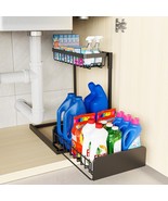 Under Sink Organizer, 2-Tier Kitchen Organizers and Storage, Metal Pull Out - £7.71 GBP