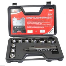 11Pc Sharp Hollow Punch Set For Gaskets Wholesale Hand Tools - £34.61 GBP