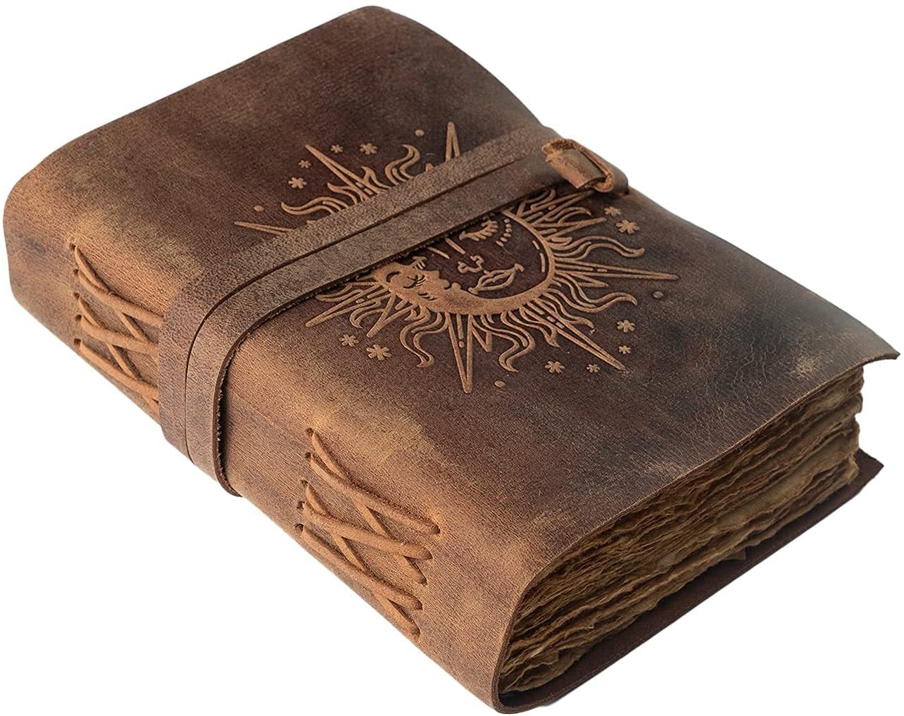 Vintage Journal Leather Diary Writing Notebook Unique Handmade Embossed Travel D