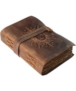 Vintage Journal Leather Diary Writing Notebook Unique Handmade Embossed ... - $50.00