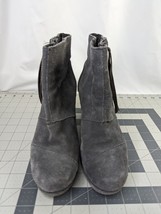 Toms Suede Womens Boots Gray Size 7 Wedge - £15.36 GBP