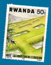   Rwanda Postage Stamp (Mint no Gum)1983 Campaign Against Soil Erosion 3... - £3.20 GBP