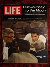 Life January 17 1969 1/17/69 Sirhan Apollo 8 Moon Beverly Sills Elizabeth Taylor - $7.56