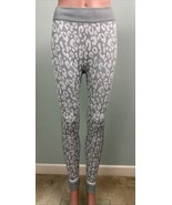 NWT Sweaty Betty Women&#39;s Leopard Jacquard Base Layer Leggings in Blue Sz... - $94.76 CAD