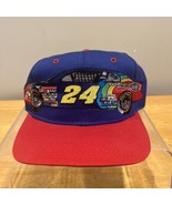 VTG Jeff Gordon #24 Rainbow Warrior Car Snapback Cap Dupont Refinish Rac... - $40.60 CAD