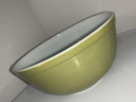Vintage Pyrex Mixing Bowl Primary Color Nesting 403 2.5 Quart QT Green - £17.93 GBP