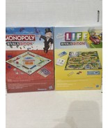 Monopoly + Life Rivals Edition 2 Player Game Brand NEW SEALED Lot Of 2 - £18.47 GBP