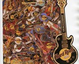  Hard Rock Café St Louis Die Cut Guitar Merch Menu  - $15.84
