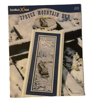 StitchWorld X-Stitch Spruce Mountain Run Train Leaflet only Needlework 1996 - $4.95