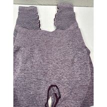 Pink Victoria&#39;s Secret Womens Seamless Heather Burgundy Leggings Active ... - $19.95