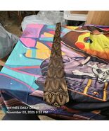 Jackson Paris All Silk Tie Brown &amp; Gold Ornate Leaf Pattern – Made in Fr... - $34.65