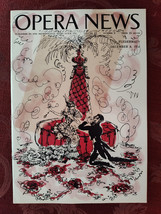 Rare METROPOLITAN OPERA NEWS Magazine December 8 1958 Fledermaus Srauss - £12.98 GBP