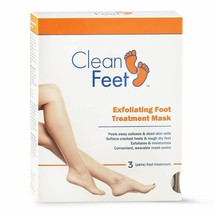 3x 3Pairs/Box Clean Feet Exfoliating Foot Treatment Mask Gel Socks Softe... - $27.71