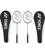 YONEX Aluminium Blend Badminton Racquet with Full Cover, Set of 2 - $1,093.40 MXN