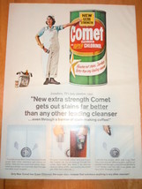 Vintage Comet Cleanser Josephine Lady Plumber Print Magazine Advertiseme... - $5.99