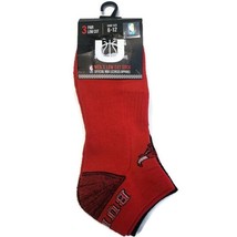 NBA Chicago Bulls 3 Pair Of Low Cut Socks Red Black Gray Mens Shoe Size ... - £8.58 GBP