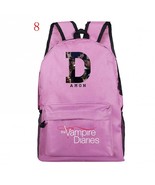 The V-Vampires Diaries Backpack Boy Girl School Bags Teens Backpack Wome... - £56.58 GBP