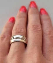 SOUTHWESTERN 925 STERLING SILVER KOKOPELLI BAND RING SIZE 8 - $649.73 MXN