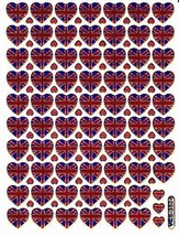 A360 Heart Love Kids Kindergarten Sticker Decal Size 13x10 cm / 5x4 inch Glitter - £1.99 GBP