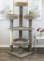 Prestige Cat Tree Maine Coon Cat TOWER-65&quot; TALL-*FREE Shipping In The U.S.* - £212.44 GBP