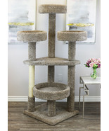 PRESTIGE CAT TREE MAINE COON CAT TOWER-65&quot; TALL-*FREE SHIPPING IN THE U.S.* - $332.72 CAD