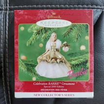 Hallmark 2000 CELEBRATION BARBIE Special Edition Keepsake Ornament #1 in Series - £14.42 GBP