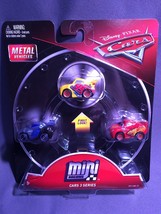 Disney Pixar CARS Metal Mini Racers Lightning McQueen Jackson Storm Cruz Ramirez - £27.37 GBP