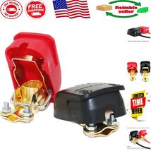 Heavy Duty Quick Release Battery Disconnect Connectors - 500 Amps, Red &amp;... - $26.46 CAD