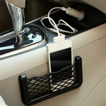 1Pcs Car Organizer Storage Bag Paste Net Pocket for  VW JETTA MK5 MK6 GOLF 5 6 7 - £35.05 GBP