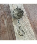 Vtg German Woven Brass Tone Metal Wire Tea Strainer Spoon 5.75” - $16.46 CAD