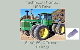 John Deere 8440 8640 Tractor Service Repair Technical Manual TM1199 On USB Drive - £18.92 GBP