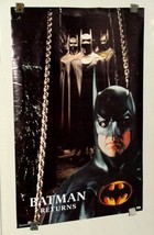 Original Michael Keaton Batman Returns movie 35x23&quot; DC Detective Comics poster 1 - £28.64 GBP