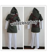 The Legend of Zelda Twilight Princess Link Suit Cosplay Costume Dark Lin... - $123.77 CAD+