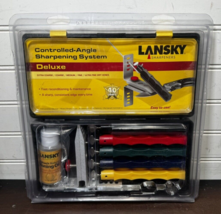 Lansky Deluxe 5-Stone Controlled-Angle Precision Knife Sharpening System... - £39.96 GBP