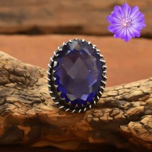 Tanzanite Gemstone 925 Silver Ring Handmade Jewelry Ring All Size - £7.34 GBP