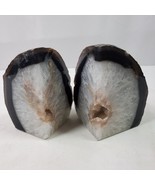 Vintage Brazil Agate Geode Quartz Bookends 4.5 Inch at Tallest 4.2 Lbs S... - €26,20 EUR