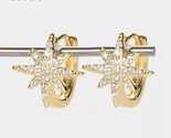 Silver hoop earrings north star hug earrings for women shiny cz trendy luxury gold thumb155 crop