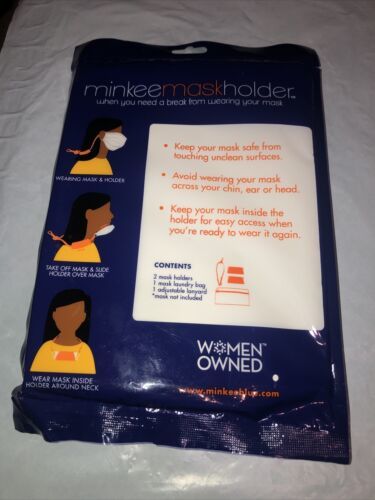 NEW Minkeeblue Mask Holder Set - $4.06
