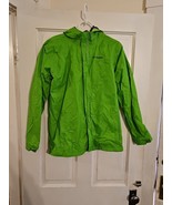 Columbia Youth Size XL 18/20 Omni-shield Green Rain Jacket Windbreaker S... - $40.55 CAD